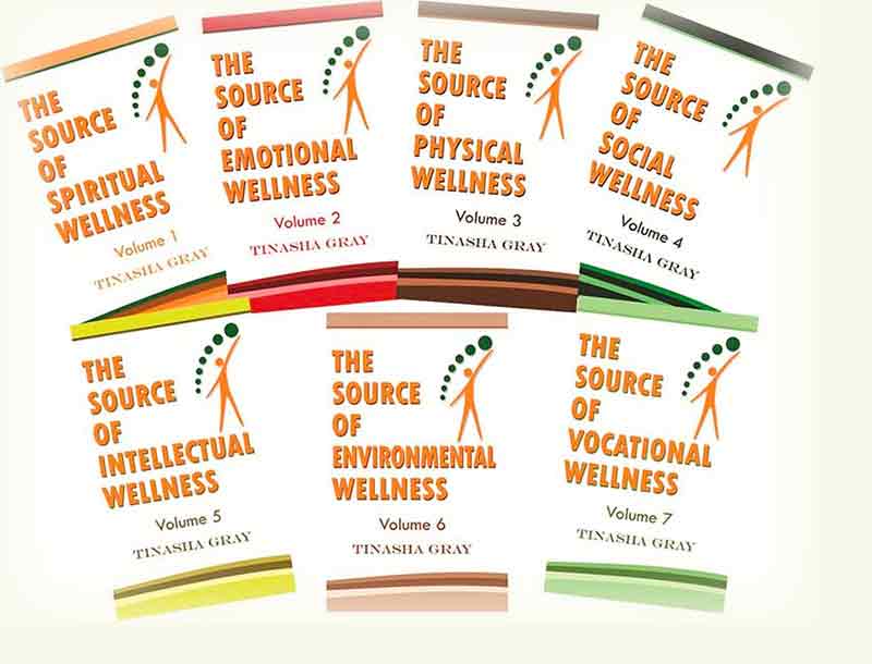 Image of the 7 Source of Wellness book series.